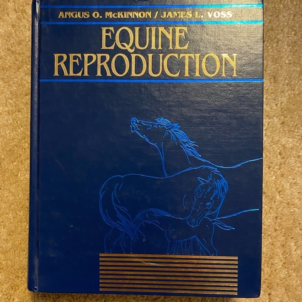 Equine Reproduction text vet book 📚